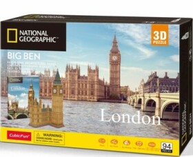 CubicFun 3D puzzle National Geographic: Big Ben 94 ks