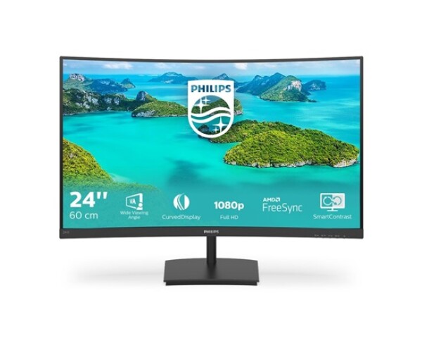 Philips MT VA LED 23,6" 241E1SCA/00 - VA panel, 1920x1080, D-Sub, HDMI, repro EDF_740855