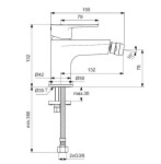 IDEAL STANDARD - Cerafine O Bidetová baterie, stříbrná BD716SI