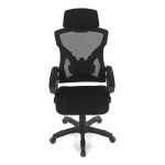 Kancelářské křeslo, výškově nastavitelná, černá látka, KA-R223 BK