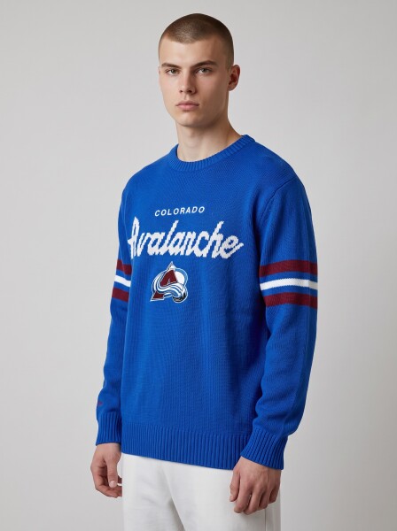 Mitchell & Ness Pánská mikina Colorado Avalanche NHL Head Coach Sweater Velikost: L