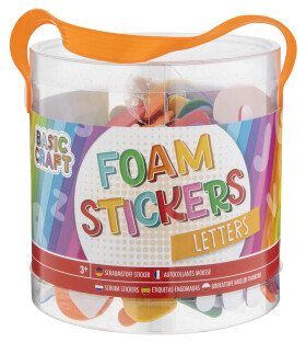 Pěnové samolepky písmena/čísla - Craft Creative