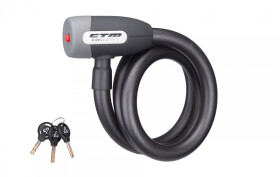 Zámek spirálový CTM CABLE, 15x1000mm