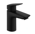 Hansgrohe - Umyvadlová baterie s výpustí Push-Open, EcoSmart, matná černá (71107670)