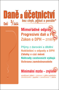 3/2024 Daně účetnictví bez chyb, pokut penále