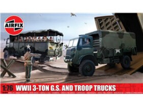 Classic Kit military A03306A - WWII 3-ton 4x4 General Service & Troop Trucks (1:76)