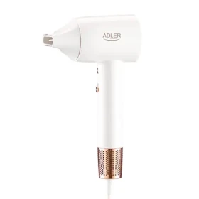 Adler AD 2272 bílá / Fén na vlasy / 1800 W / 3 teploty / 2 rychlosti / Koncentrátor / funkce ION (AD 2272)