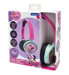 Lexibook skládací drátová sluchátka Minnie s limitem hlasitosti - Alltoys Lexibook