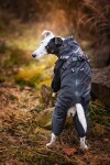 Nelly pláštěnka do deště - nepromokavá kombinéza Barva: Šedá, Délka zad (cm): 25, Obvod hrudníku: 25 - 39 cm