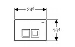 GEBERIT DuofixBasic s bílým tlačítkem DELTA50 + WC Ideal Standard Tesi se sedátkem RIMLESS 458.103.00.1 50BI TE2