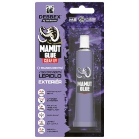 Montážní lepidlo MAMUT GLUE Clear UV, tuba 25ml, transparentní, DEBBEX
