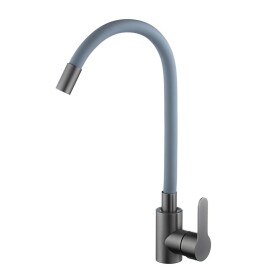VELAZO - Kuchyňská baterie s flexibilním výtokem šedá / grafit VELAZ8105BG