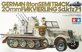 Tamiya 35050 HalfTrack w/20mm Flavierling Sd.Kfz.7/1 1:35