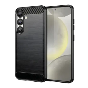 Hurtel Carbon Case pouzdro pro Nothing Phone (3a) černá / Pouzdro / Silikon / Ohebné
