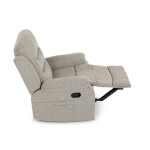 Polohovací křeslo, béžová, látka, TV-4086 LAN2