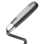 Lžíce zednická lichoběžníková, 140 mm nerez, kalená, dřevěná rukojěť, STALCO PERFECT