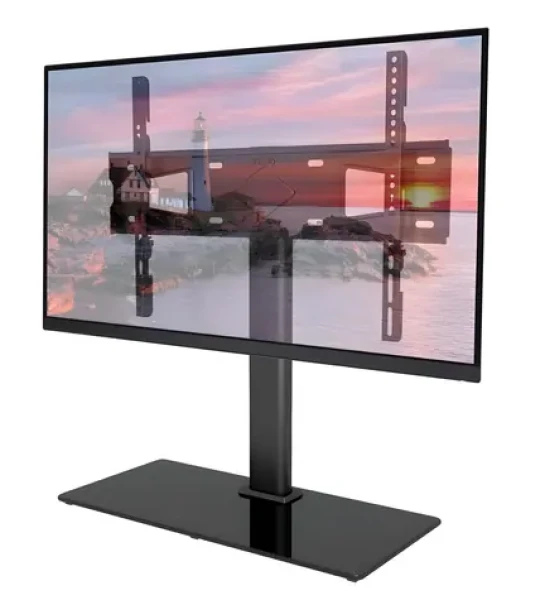 Techly Podlahový stojan TV černá / Podlahový stojan pro TV / 32-65” / VESA / nosnost 45 kg / nastavitelný (363753)