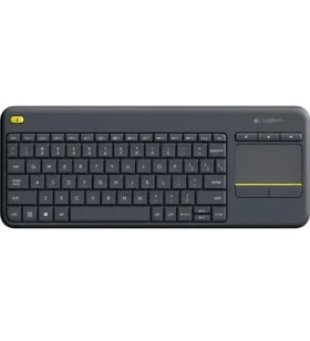 Logitech K400 Plus černá / Bezdrátová klávesnice s touchpadem / HU (920-007157)