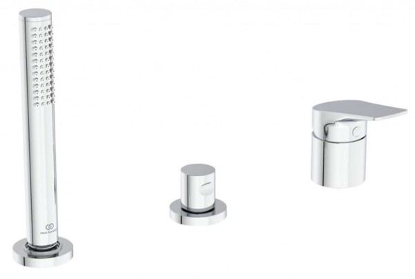 IDEAL STANDARD - La Dolce Vita Baterie na okraj vany, 3-otvorová instalace, chrom BD670AA