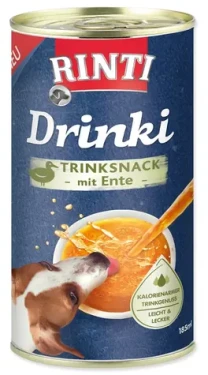 Rinti Drink kachna 185 ml / Nápojový pamlsek pro psy / Tekuté doplňkové krmivo (394-92211)