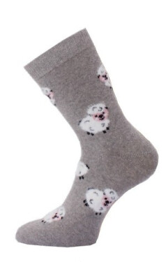 Ponožky WiK 37714 Pattern Women's 35-42 šedá 35-38
