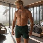 Boxerky Cornette Comfort 002/333 S-2XL zelená L