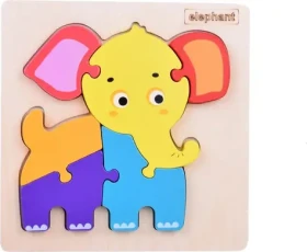 JOKOMISIADA Dřevěné puzzle Slon
