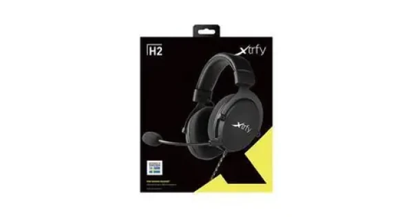 Xtrfy H2 černá / Sluchátka / Přes hlavu / S mikrofonem / Drátová (XG-H2)