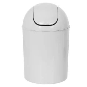 MSV výklopný odpadkový koš 5 L bílý / plast
