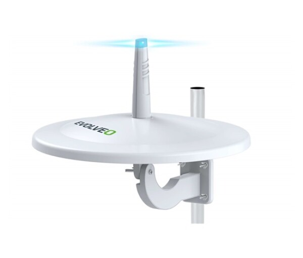 EVOLVEO Jade 3, aktivní venkovní anténa FM/DAB+/DVB-T2, filtr LTE,4G,5G EDF_546577