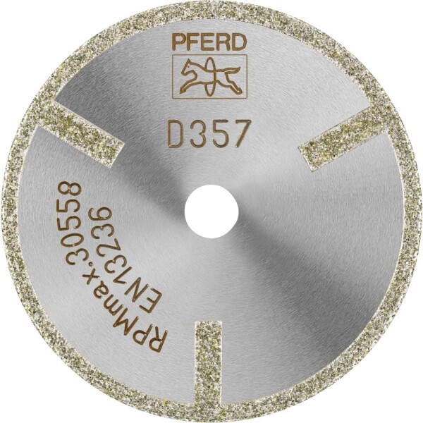 PFERD 68405063 D1A1R 50-2-6 D 357 GAG diamantový řezný kotouč Průměr 50 mm Ø otvoru 6 mm Duroplast , Technická keramika 1 ks