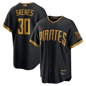 Nike Pánský dres Pittsburgh Pirates MLB Paul Skenes #30 2026 City Connect Stadium Velikost: S