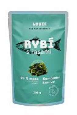 Louie Dog kapsa Rybí s řasami 300g