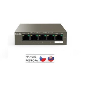 Tenda TEG1105P-4-63W / 5-Port / 1000 Mbps / desktop / PoE (TEG1105P-4-63W)