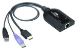 ATEN USB HDMI Virtual Media / Adaptér KVM / HDMI + USB + RJ-45 / černá (KA7188-AX)
