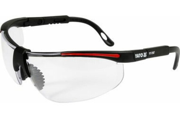 YATO Ochranné brýle čiré typ 91708 / Optická třída 1 / Polykarbonát / Evropský standart EN 166 (YT-7367)
