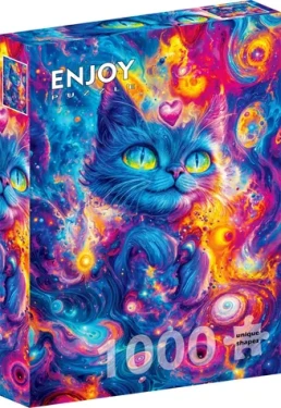 ENJOY Puzzle Kosmická kočka