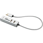 YENKEE YHC 101SR USB COMBO HUB bílá / USB Hub + čtečka SD karet / 3x USB-A 2.0 (8590669213825)