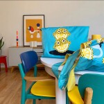 Skládací nákupní taška LOQI DANIEL RAMÍREZ PÉREZ Lucky Lemons