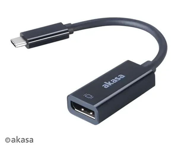 Akasa AK-CBCA05-15BK černá / Redukce / USB-C na DisplayPort (AK-CBCA05-15BK)