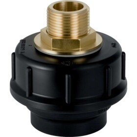 GEBERIT - Příslušenství Přechodová spojka s vnějším závitem a šroubením, DN50, G 3/4 152.981.00.1