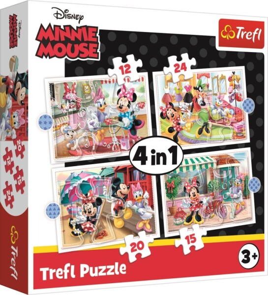 Puzzle Minnie přáteli 4v1