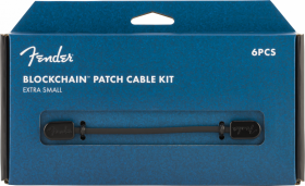 Fender Blockchain Patch Cable Kit, Black, Extra Small