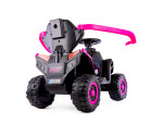 Mamido Speed MT280 Dětské elektrické odrážedlo | autíčko 3v1 s vodící tyčí NEW PINKY