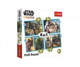 Puzzle Star Wars: Mandalorian 4v1 (35, 48, 54, 70 dílků)