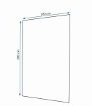 REA - Textilní sprchový závěs SC5006AA REA-Z0507