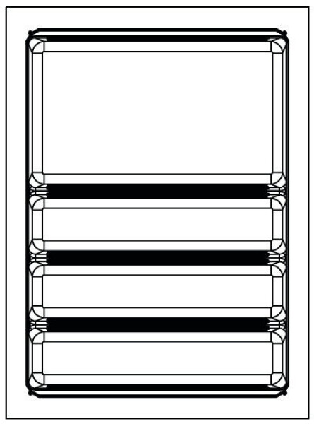 Agoform příborník do zásuvky 500 Scoop II