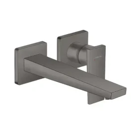 Hansgrohe - Umyvadlová baterie pod omítku, 2-otvorová instalace, kartáčovaný černý chrom (32526340)