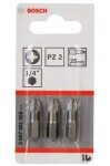 BOSCH 2607001558 / Extra-Hard sada bitů PZ2 25 mm 3 ks (2607001558)