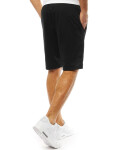 Pánské krátké teplákové šortky černé SX0824 M